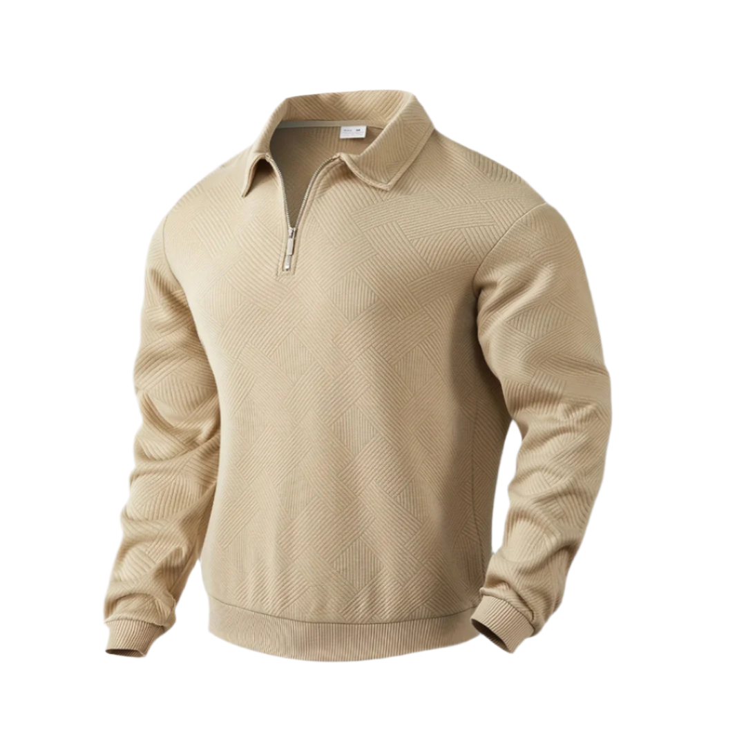 The Wexham Knit Quarter Zip Sweater for Men