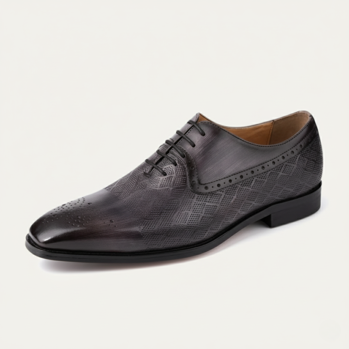 The Bolzano Men's Leather Dress Shoe – Lace Up Smart Shoe