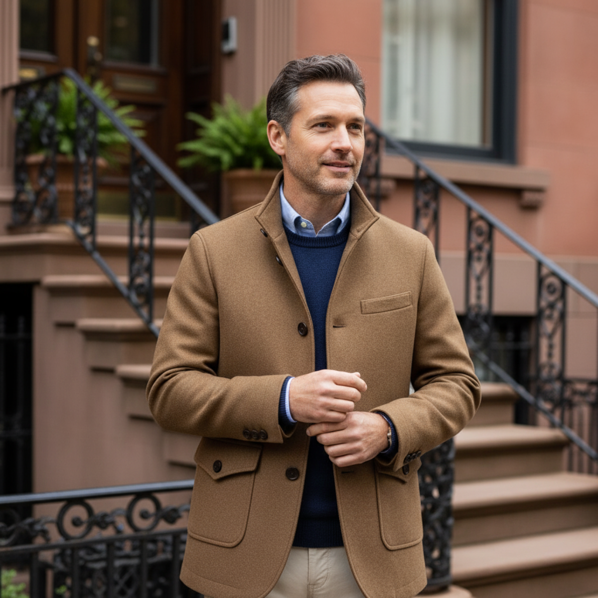The Rome Wool Coat – Men’s Smart Tailored Overcoat