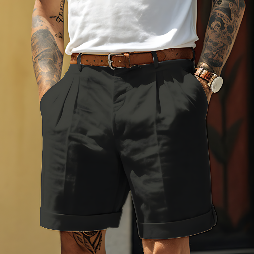 The Henwick Linen Shorts – Tailored Summer Shorts for Men