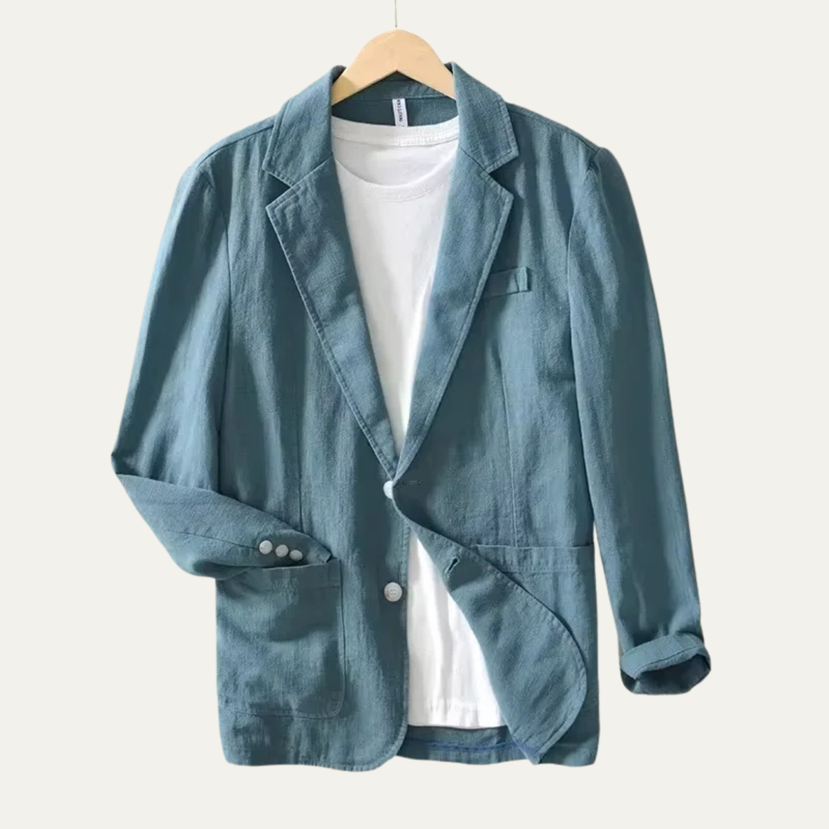 The Alderwood Men’s Cotton Linen Suit Jacket