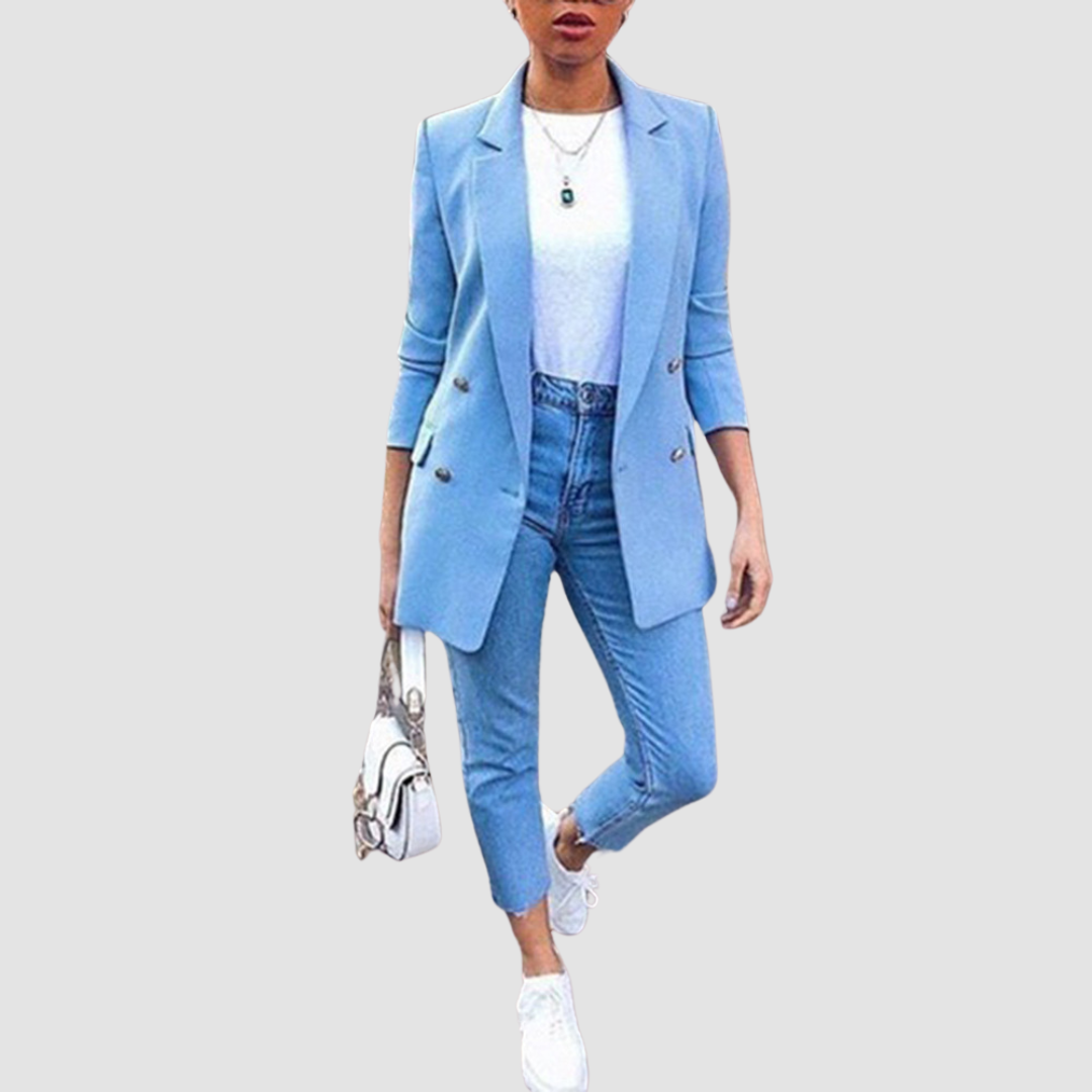 Women's Longer Line Blazer Jacket