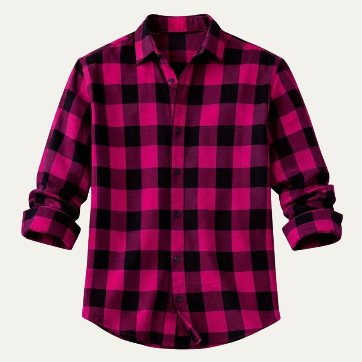 The Desenzano Men’s Trendy Plaid Button Up Shirt