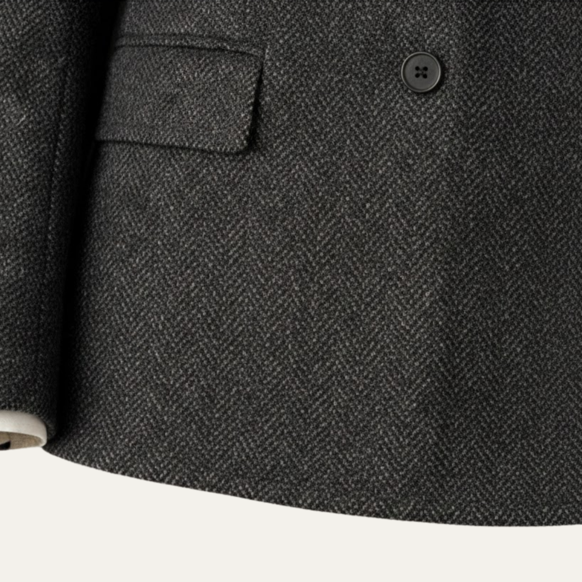 The Corsica Men’s Single Breasted Business Tweed Blazer Jacket