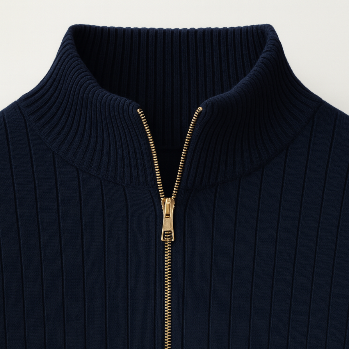 The Ashford Ribbed Half Zip Sweater for Men