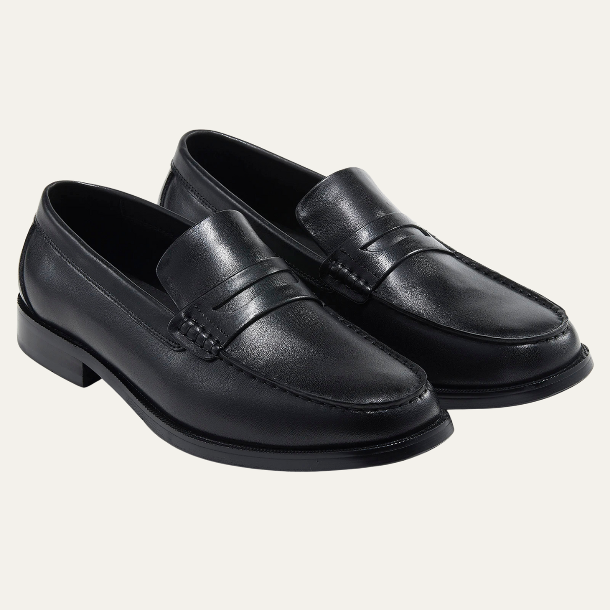 The Northpark Men's Vintage Faux Leather Slip On Loafers
