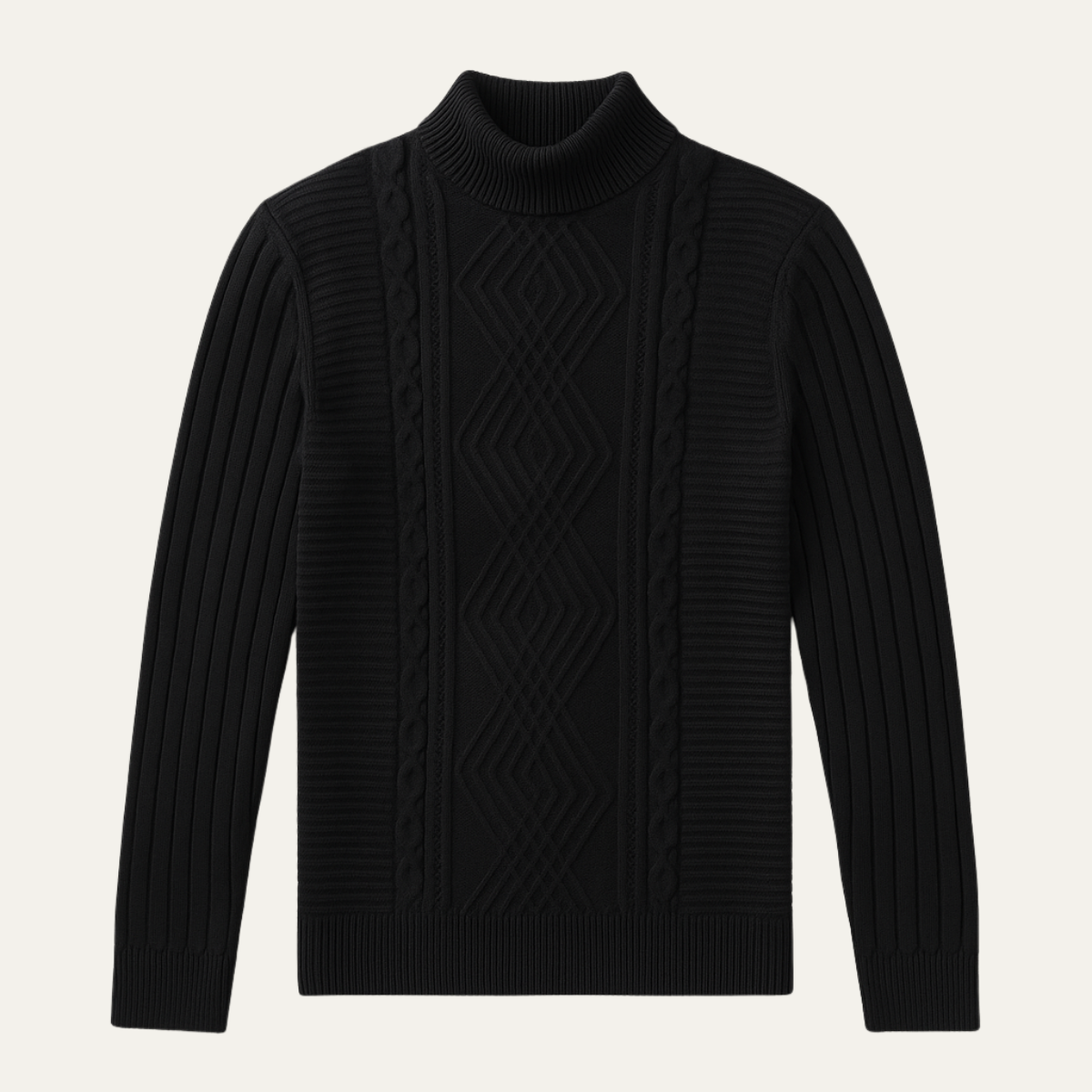 The Rosemont Men’s Mock Neck Slim Fit Knitted Sweater