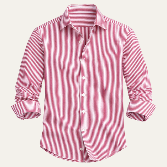 The Cody Men’s Smart Classic Striped Linen Shirt