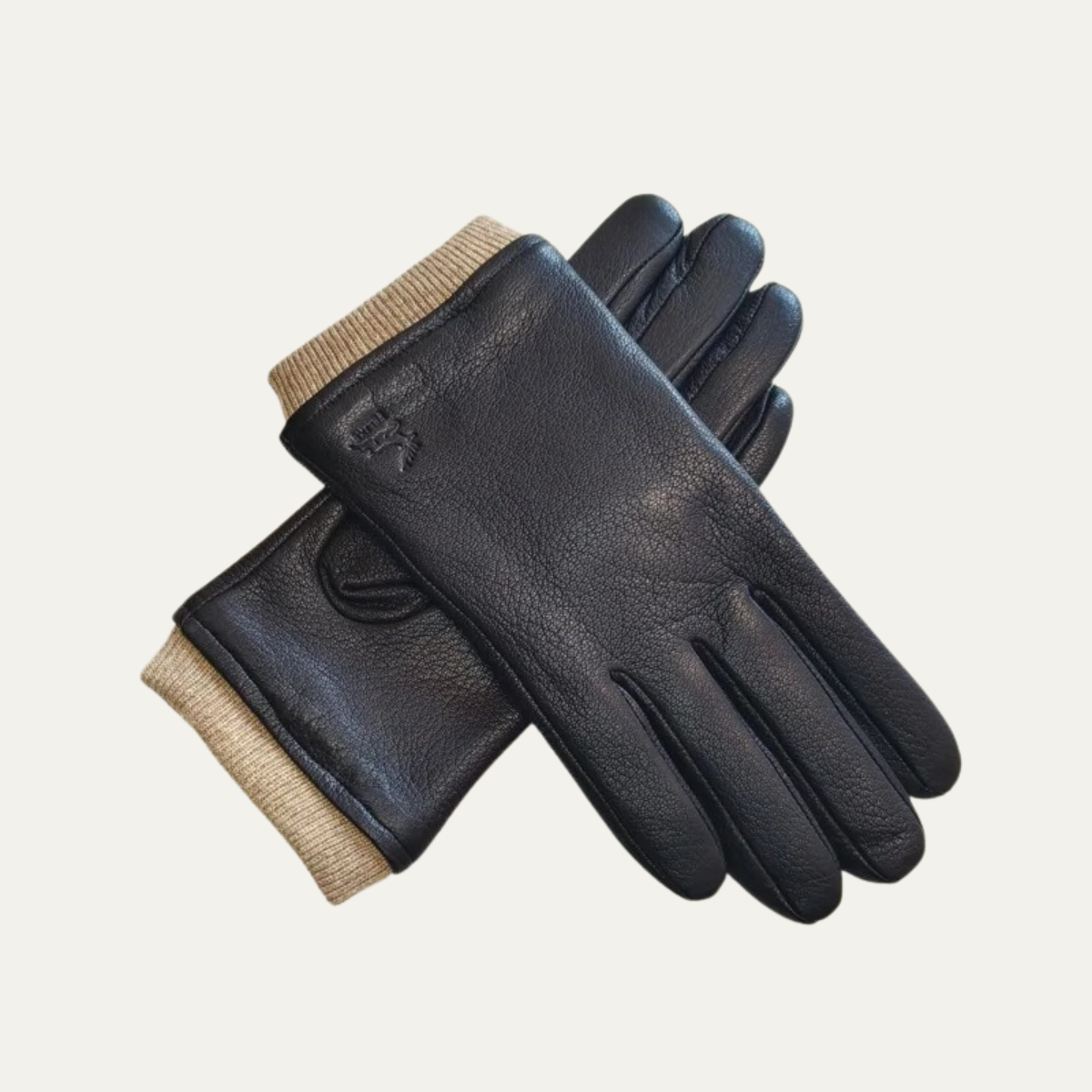 The Palermo Men's Leather Wool Lined Winter Driving Gloves