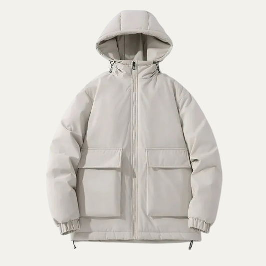 The Brentmoor Men’s Warm Winter Padded Puffer Jacket with Hood