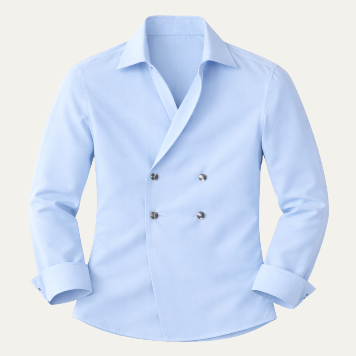 The Montpellier Men’s Slim Fit  Double Breasted Dress Shirt