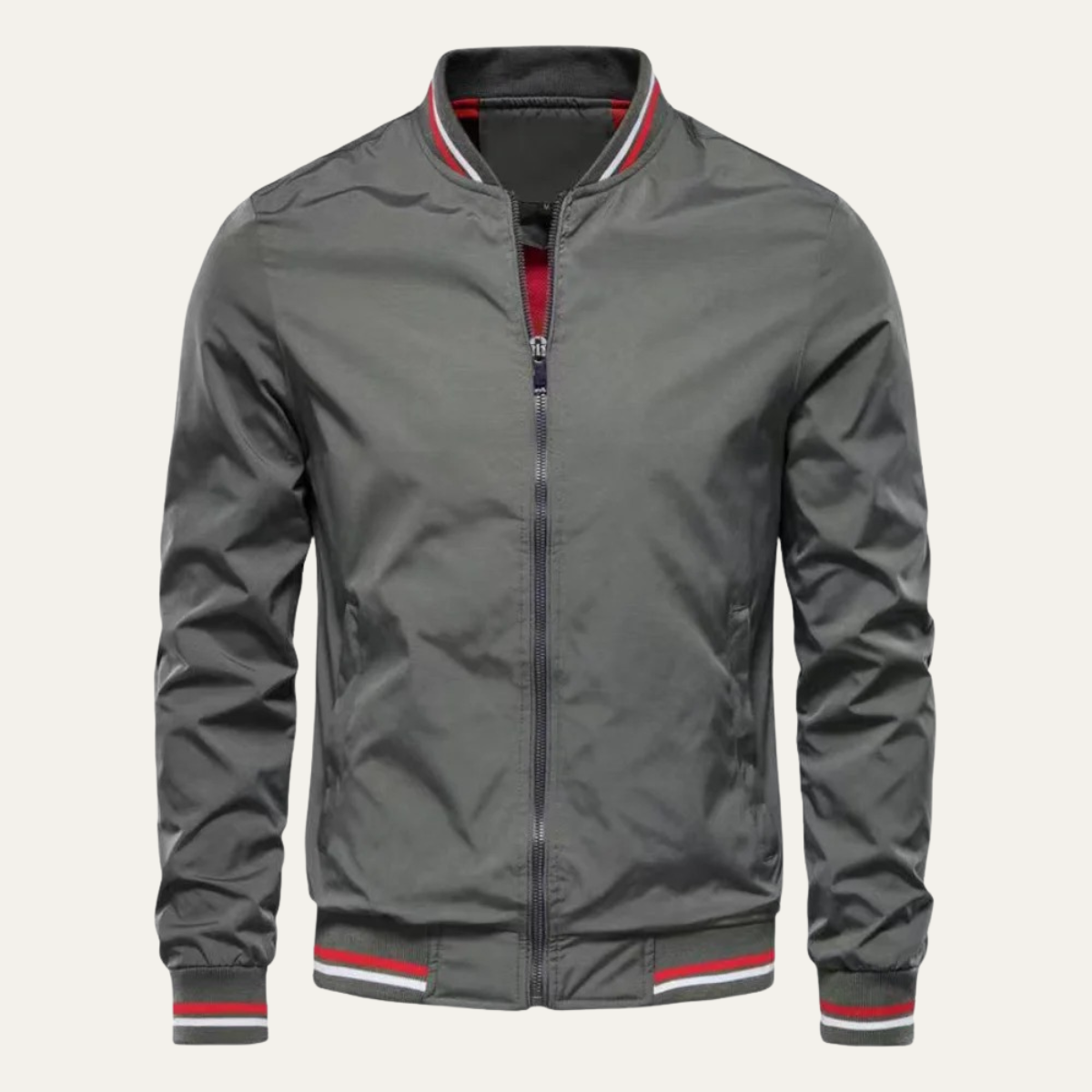 The Rosegate Men’s Soft Lightweight Slim Fit Windproof Jacket