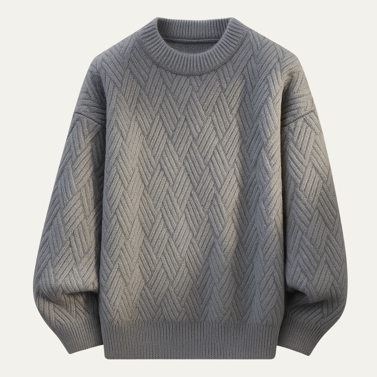 The La Maddalena Men’s Warm Winter Crew Neck Knitted Sweater