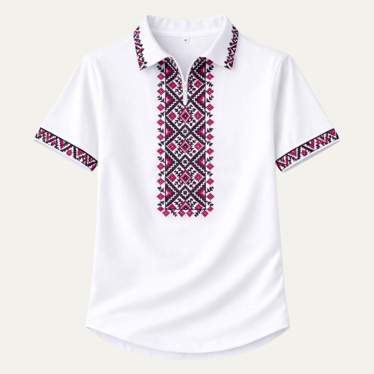 The Pemberton Men’s Embroidered Cotton Polo Shirt