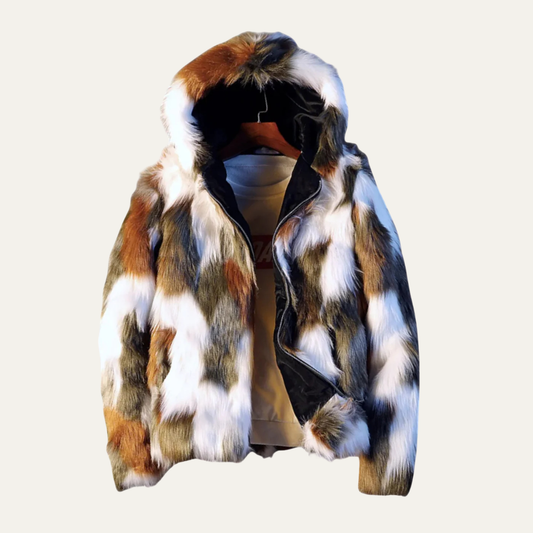 The Garda Porto Men’s Elegant Soft Fur Hooded Winter Jacket