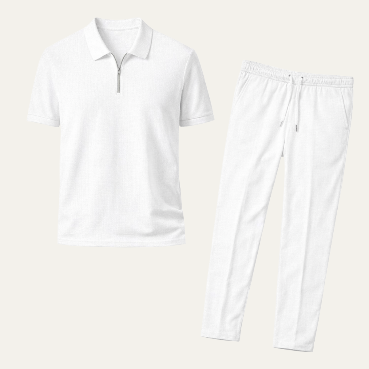 The Thornwood Men’s Casual Lounge Short Sleeve Top &amp; Pants Set
