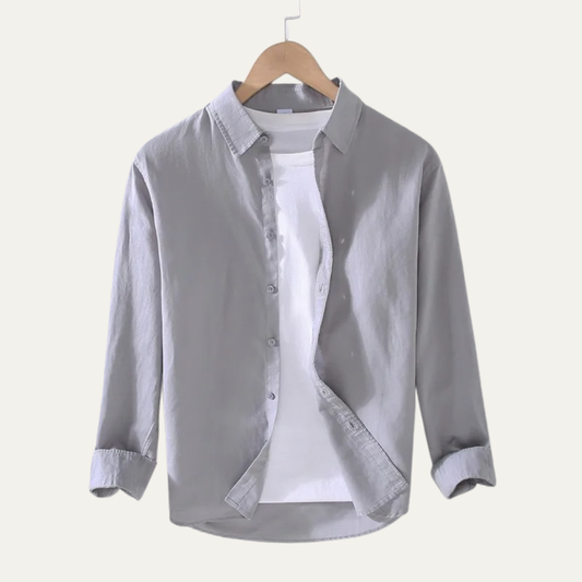 The Willowfield Men’s Summer Linen Cotton Casual Shirt