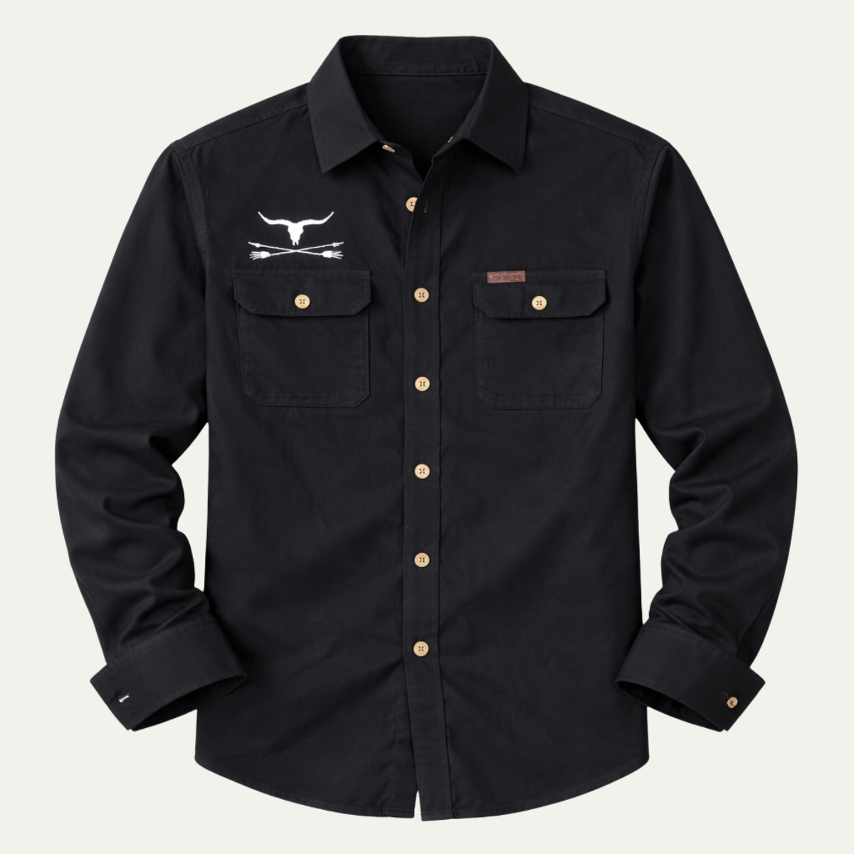 The San Marino Men’s Western Style Shirt Cowboy Print Casual Shirt
