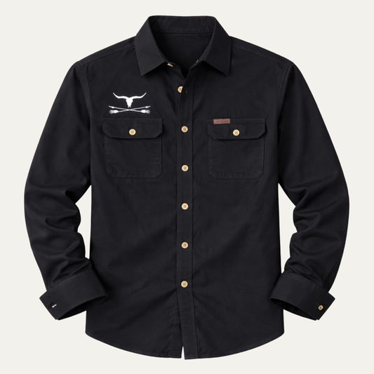 The San Marino Men’s Western Style Shirt Cowboy Print Casual Shirt