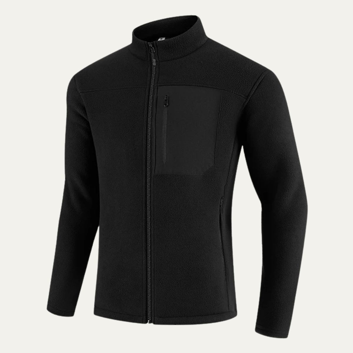 The Glenford Men’s  Cozy Zip Up Thermal Fleece Jacket