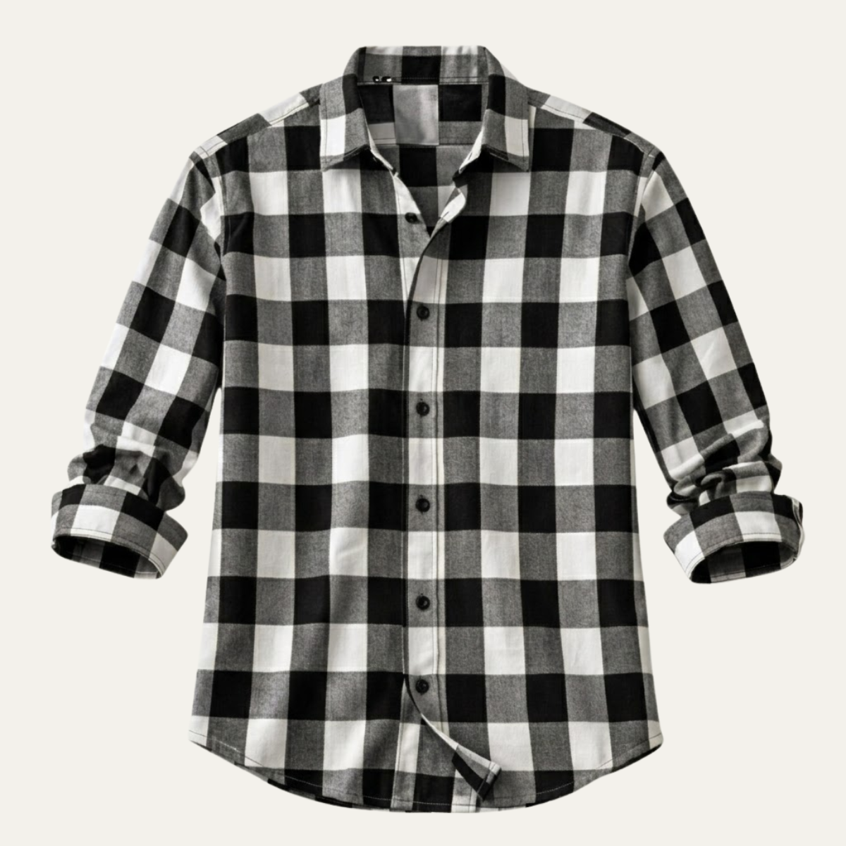The Como Lago Men’s Casual Plaid Button Up Shirt