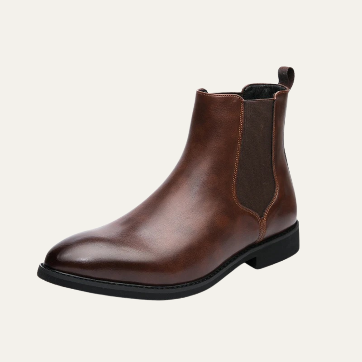The Monterosso Men’s Smart Casual Vintage Leather Chelsea Boots