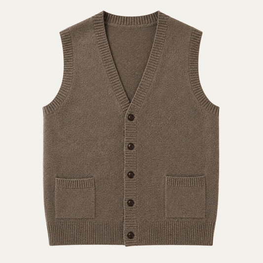 The Somerset Men’s Smart Casual Button Front Knit Vest