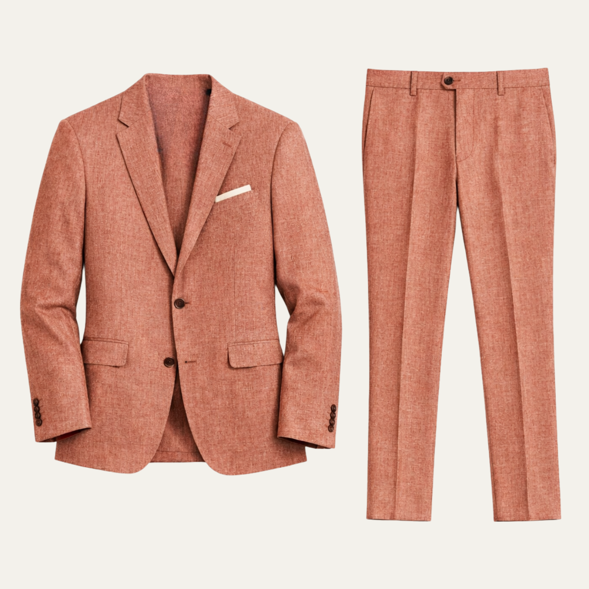 The Ashmeadow Men’s Lightweight Linen 2 Piece Set – Blazer &amp; Pants