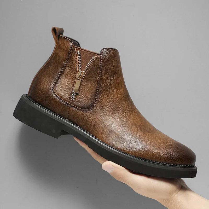 The Catania Men's Chelsea Vintage Leather Boots
