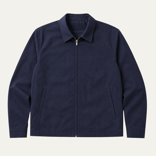 The Oakridge Men’s Harrington Lightweight Zip Up Jacket