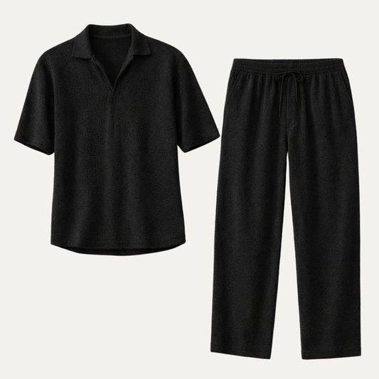 The Warwick Men’s Relaxed Trendy Summer Set – Shirt & Pants