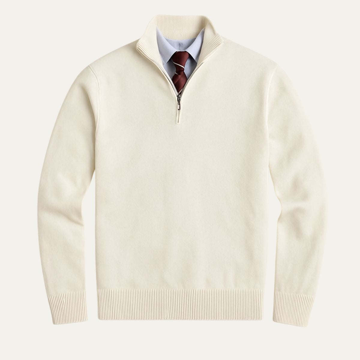 The Bronx Modern Quarter Zip Sweater for Men