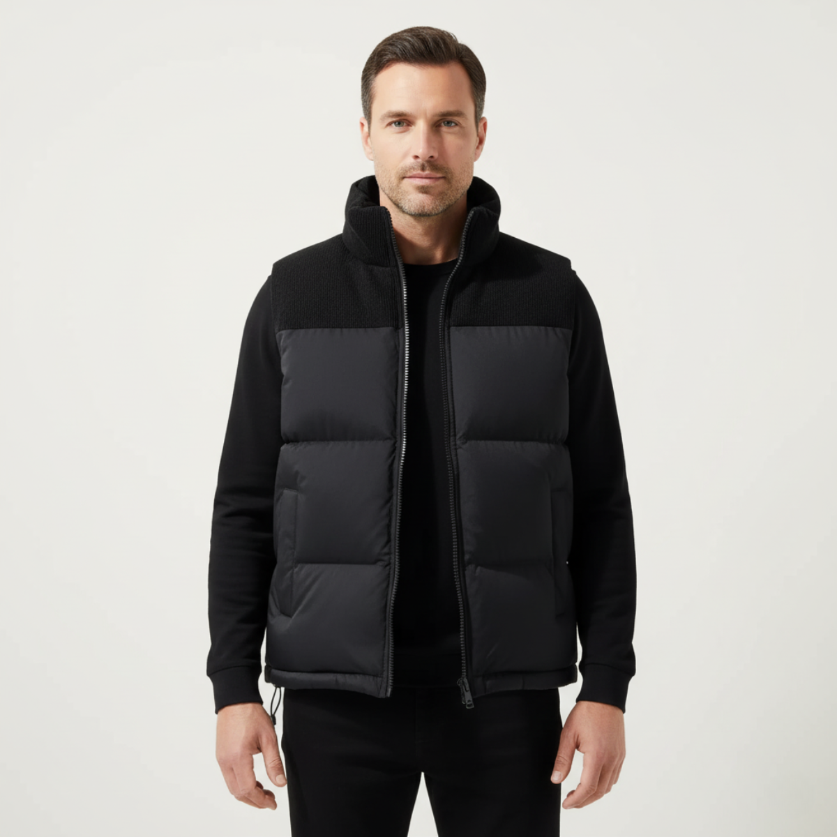 The Port Isaac Men's Stylish Quilted Puffer Gilet