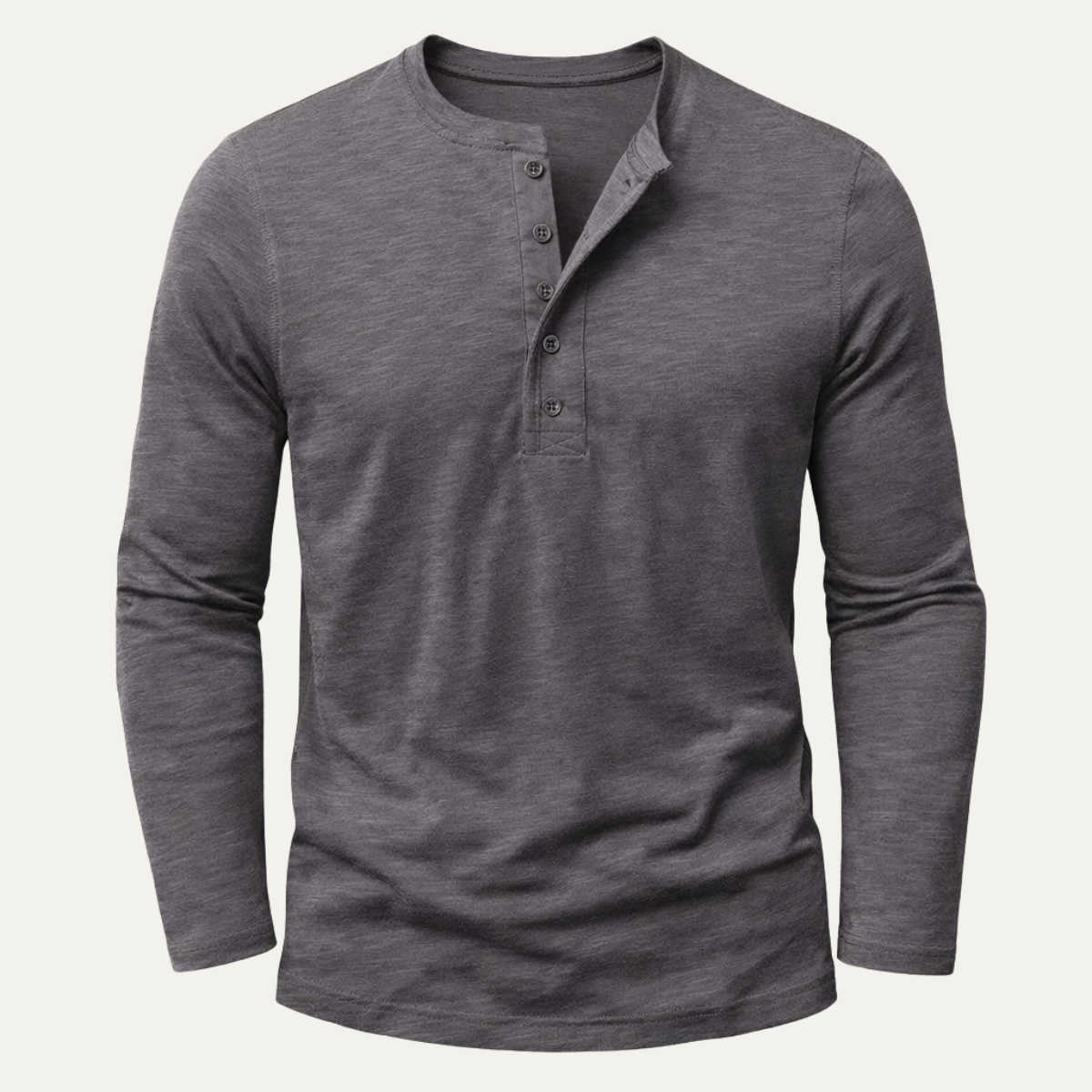 The Ridgewood Hill Men’s Trendy Solid Color Slim Fit Henley T Shirt