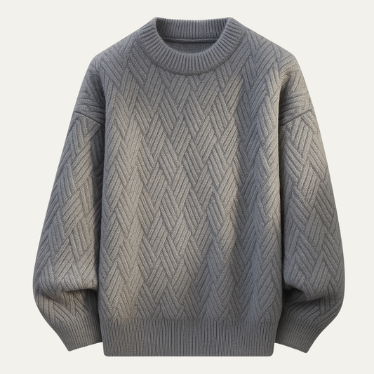 The Deerfield Men’s  Soft O Neck Warm Knitted Sweater