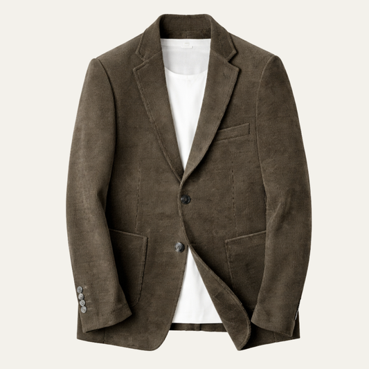 The Timberhill Men’s Thick Fabric Business Slim Fit  Blazer