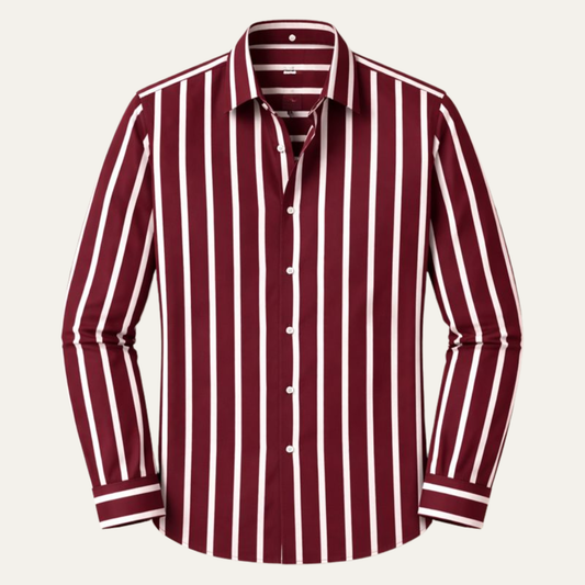 The Harwood Men’s Multicolor Vertical Stripe Casual Shirt
