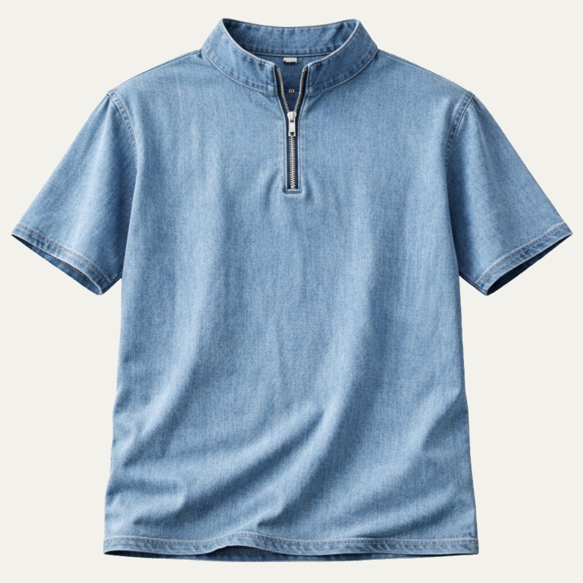 The Milford Men’s Classic Zip Up Collar Shirt