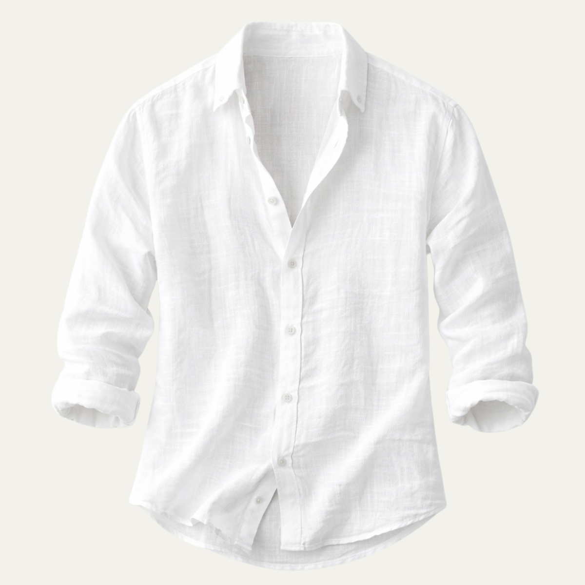 The Silverlake Men’s Cotton Linen Button Up Beach Shirt