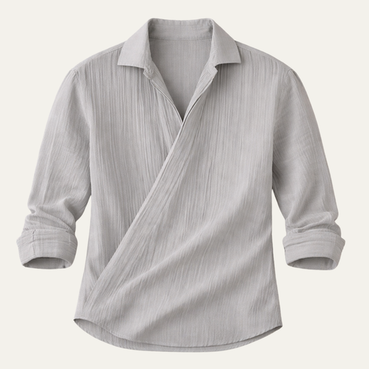 The Devonshire Men’s Slim Fit Business Dress Shirt – Gray