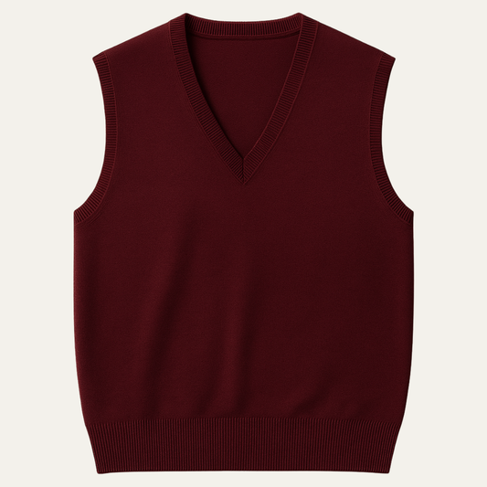 The Riverdale Men’s V Neck Sleeveless Knit Vest for Layered Look