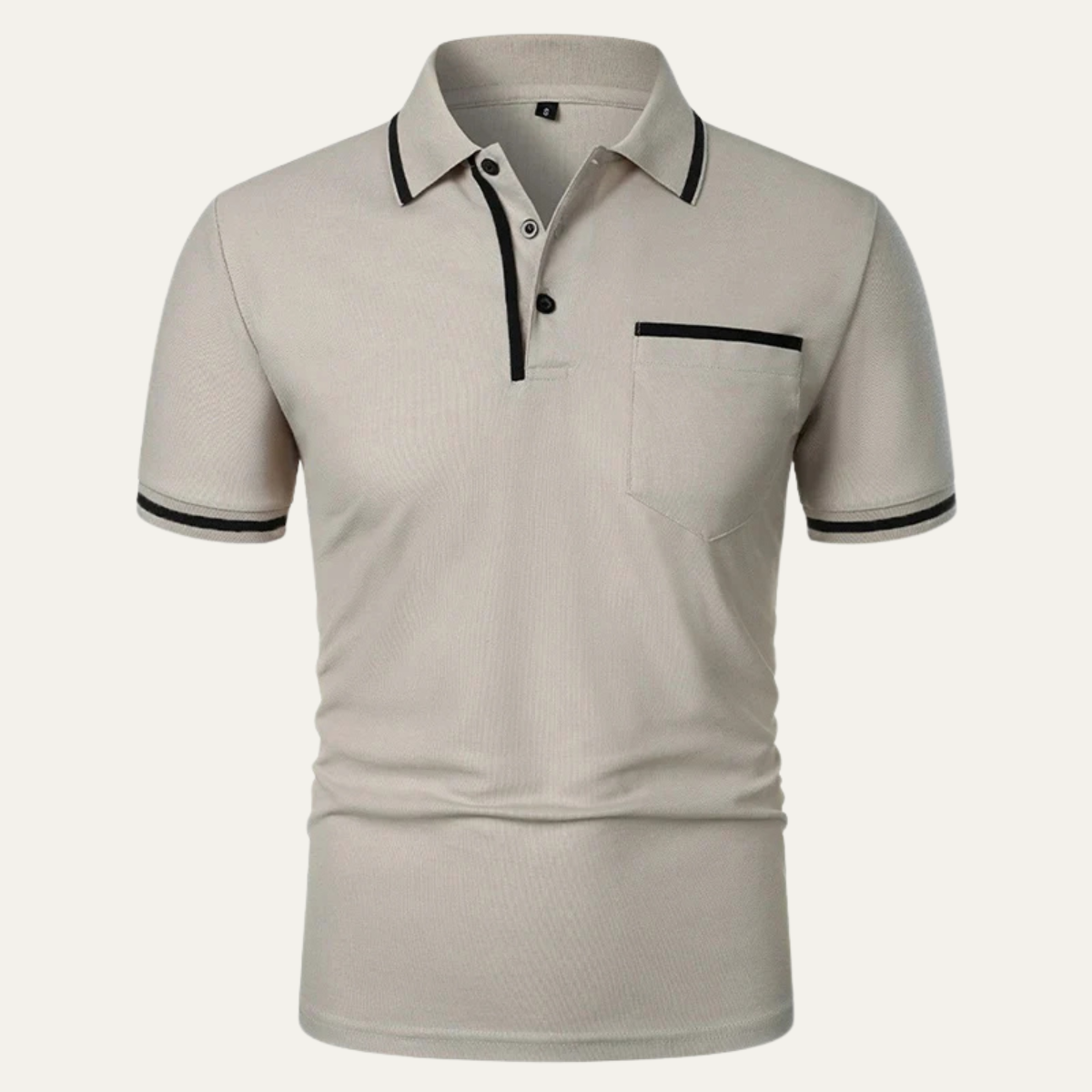 The Wellington Men’s Trendy Cotton Polo Shirt with Contrast Trim