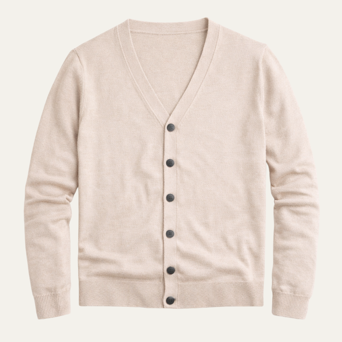 The Prosecco Men’s V Neck Slim Fit Knit Cardigan