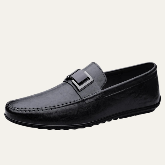 The Willowbend Men's Business Faux Leather Slip On Loafers