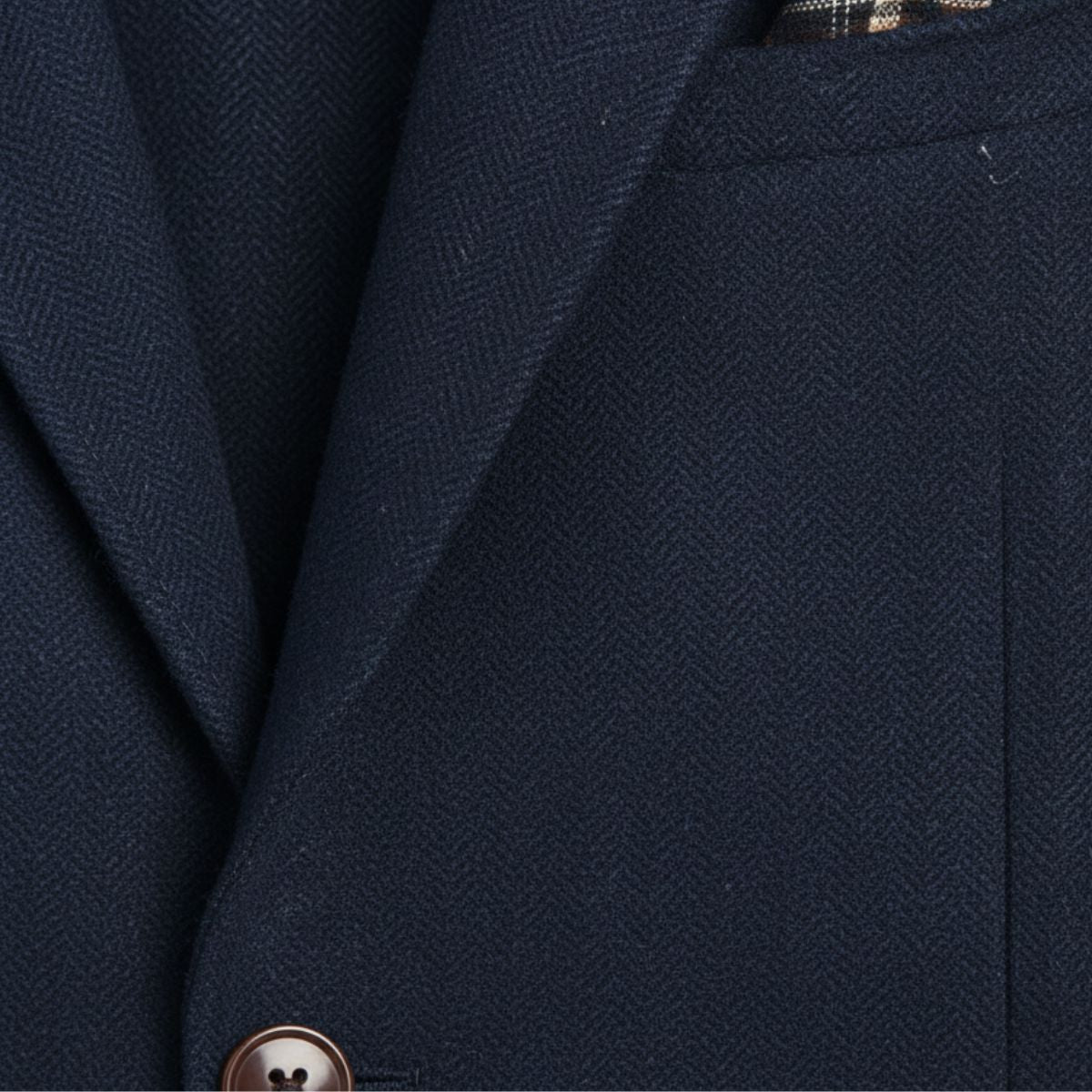 The Gravedona Men’s Office Herringbone Single Breasted Wool - Wedding Guest Tweed Blazer Jacket