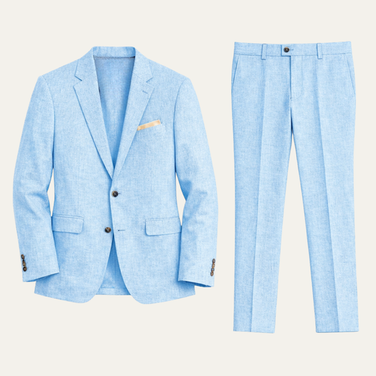 The Briarstone Ridge Men’s Trendy Linen 2 Piece Set – Blazer & Pants