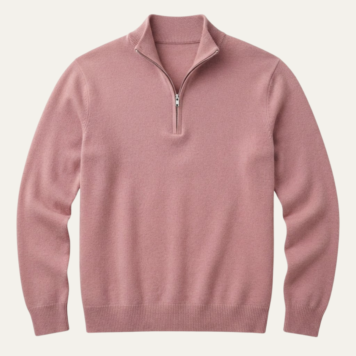 The Como Men's Quarter Zip Mock Neck Sweater