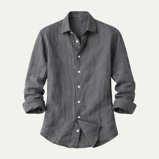 The Summerville Men’s Lightweight Button Down Cotton Shirt