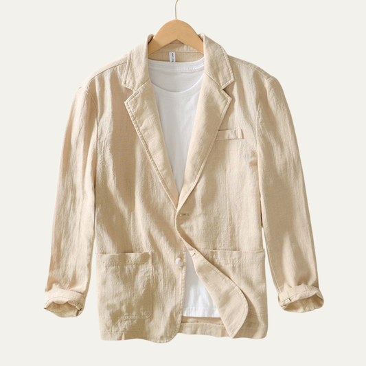The Marlow Creek Men’s Lightweight Linen Suit Jacket