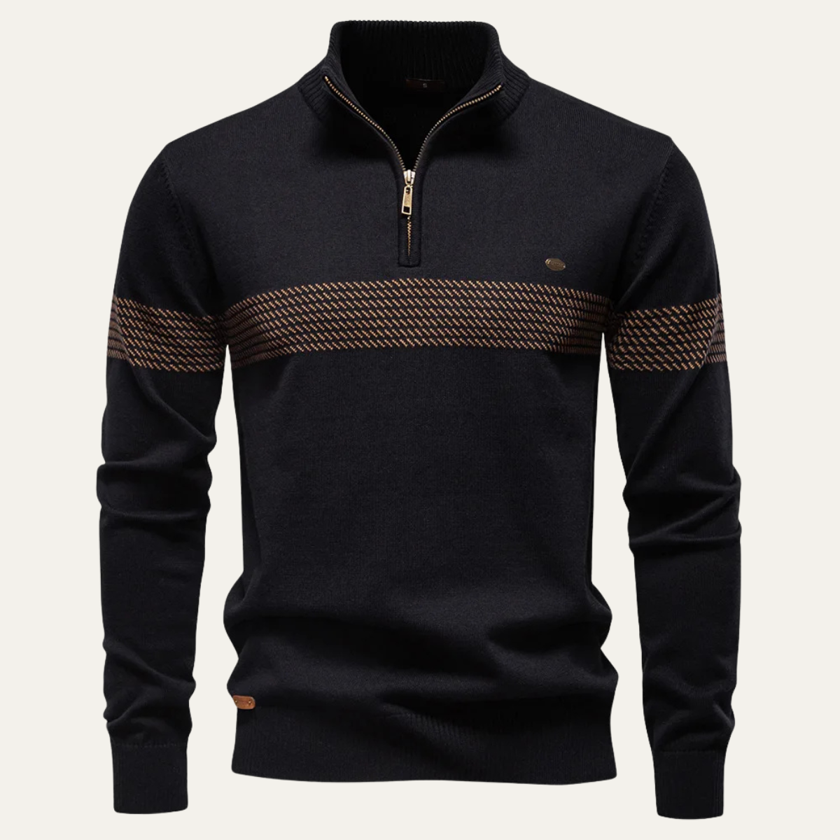 The Mallorca Men's Half Zip Business Casual Knit Sweater